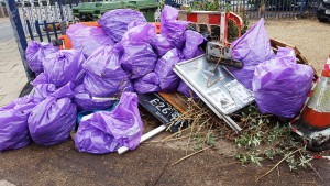 Rubbish collected